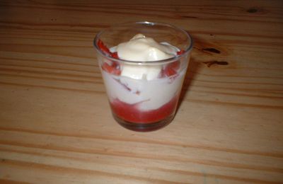 Délices de mascarpone et de fraises