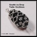 LA GOUTTE, LA POIRE , LA DROP BEAD c'est selon!!