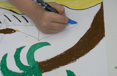 Samedi 17 mars, atelier pour enfants animé par le peintre Rémi Champseit