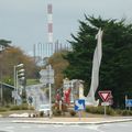 Rond-point à Cordemais
