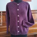 Top down raglan cardigan by Regina Moessmer #3