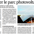 Parc photovoltaïque et sécurité incendie