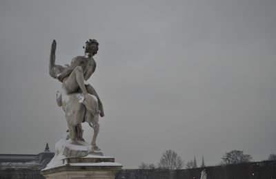 Tuileries sous la neige