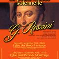 La Petite Messe Solennelle de G.Rossini les 13 et 14 septembre 2014 à Paris & Montrouge
