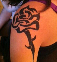 Dessin: Tattoo Rose