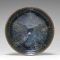 A large russet-splashed blackish-brown-glazed bowl, Jin dynasty, 12th-13th century