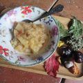 Compote poire-banane- vanille