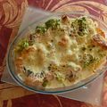 Gratin de chou Romanesco au saumon
