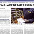 La poste, c'est "plié"