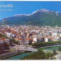 aujourd'hui,hui une Tite carte de Grenoble ...