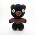 #Crochet : Ourson bicolore, d'après mon Peronnage de Base