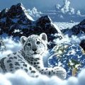 Une image pour la planéte ^^ Un petit léopard des