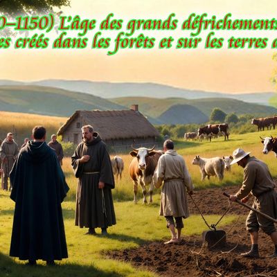 (1000–1150) L’âge des grands défrichements : Les villages créés dans les forêts et sur les terres désertes 