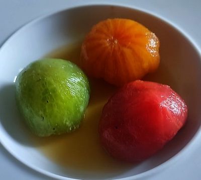 Tomates farcies  en 3 couleurs