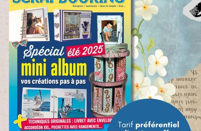 Prévente du Hors-Série Passion Scrapbooking spécial mini albums d'été