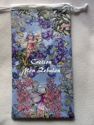Pochettes en tissus 18x34cm