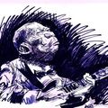 Mort de BB King (esquisse feutre de décembre 2013)