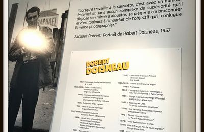 Exposition Robert Doisneau à la Villa des Roches Brunes à Dinard - vu hier