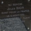 BION Jules (Prissac) + 06/08/1916 Souain Perthès les Hurlus (51)