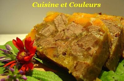 Terrine de joues de boeuf à l'orientale 