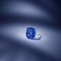 A sapphire and diamond ring, mounted by Boucheron
