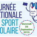 Journée du sport scolaire - 26 septembre 2018 - mini jeux au Creps de Boulouris