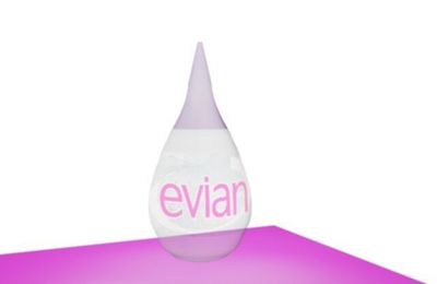 Evian bouteille edition limité