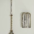 One of two kits for confection from the Lüneburg Council Silver, Fork with spoon scoop, Albert Sommer, 1480, Lüneburg