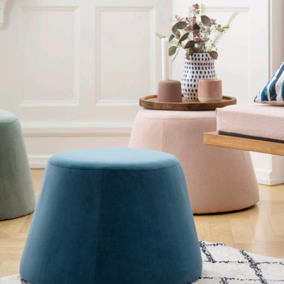 L'objet du désir : Le pouf en velours de Sosterne Grene