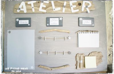 DIY déco utile : faire un maxi pense-bête avec une planche récup