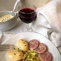 4 assiettes 100% lyonnaises : saucisson pommes à l'huile