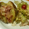 Jacket potatoe jambon-champignon-fromage