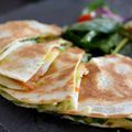 QUESADILLAS AU PESTO.