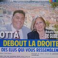 ELECTIONS LEGISLATIVES 2017 A NICE : MICHEL COTTA ET BEATRICE DE GUBERNATIS CANDIDATS SUR LA 1ère CIRCONSCRIPTION 