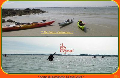 " Sortie kayak du Dimanche 14 Avril 2024 "