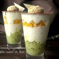 Recette dessert rapide Verrines mascarpone-néfles-coulis