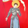 Une 3ème grande toile pour la Chapelle du 1er Spahis : Sainte Jeanne d'Arc