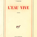 LIVRE : L'Eau vive de Jean Giono - 1943