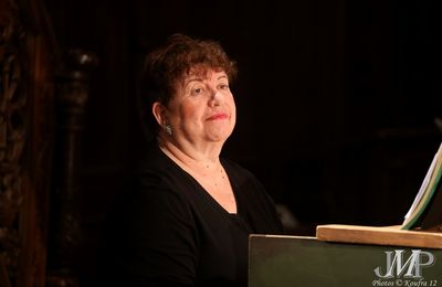 Marie-Paul Nounou lors du concert de 20 octobre 2024 à Tauriac de Camarès