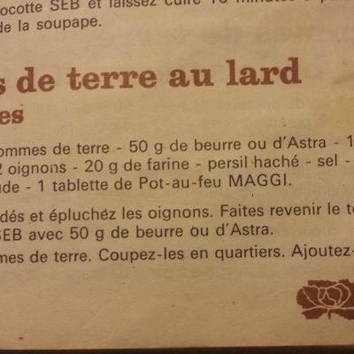 Pomme de terre au lard