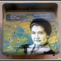 C215 de passage à Nice a immortalisé Simone Veil....