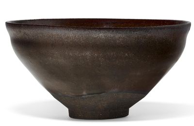 A brown-glazed Jian teabowl , Song dynasty (960-1279)