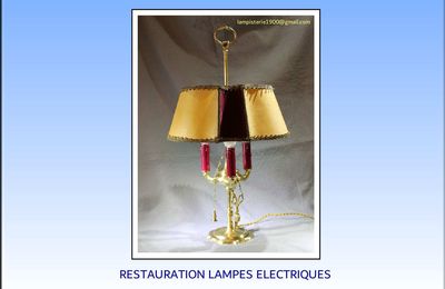 l'Atelier de Restauration des Lampes électriques