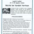 Récital de Varduhi Yeritsan au square Caloni de Collioure le 8 juillet 2019