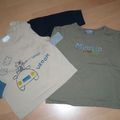 lot #72, 2 Tshirts ML taille 2 ans