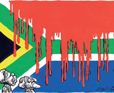 Caricature de Zapiro du 23 mai 2008