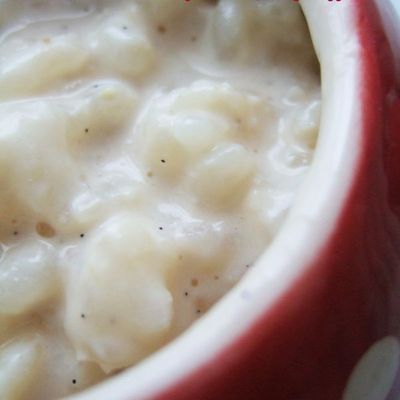 Riz au lait vanillé