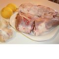 Gigot de chevreau aux herbes