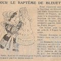 Réclame: Pour le baptême de Bleuette