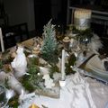 Décoration de ma table de Noël {blanc et nature}